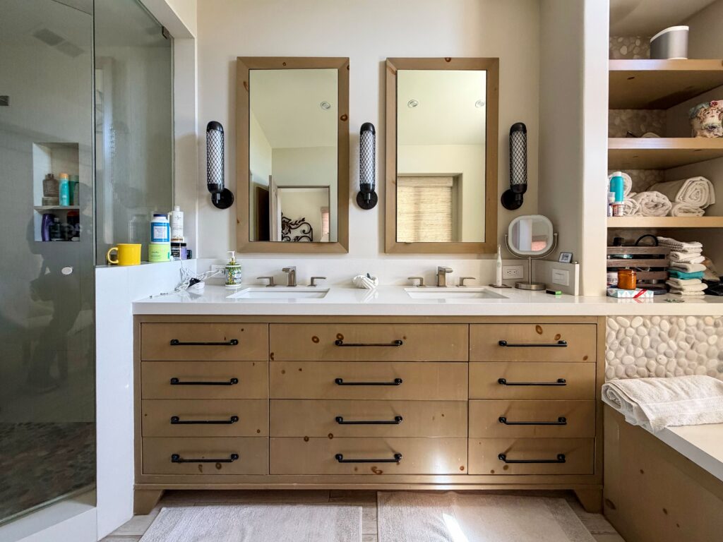 Quartz countertops — durable, low maintenance, and doesn’t stain easily