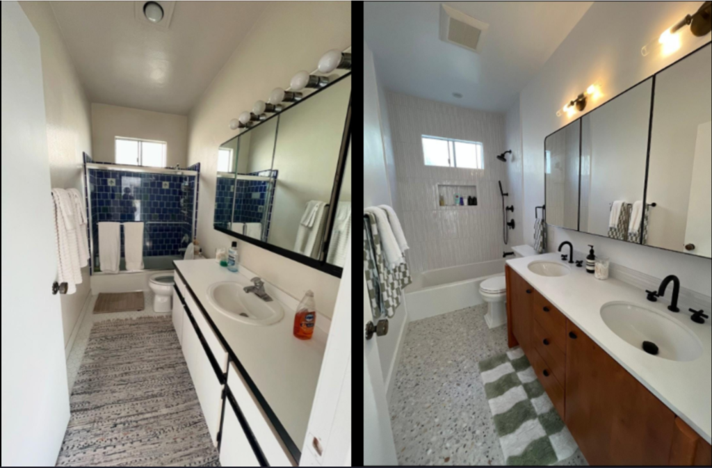outdated bathroom Los Angeles before remodel