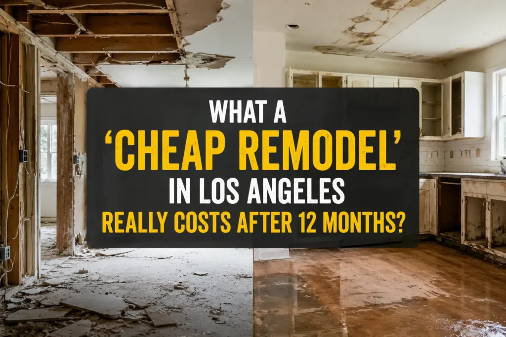 What a ‘Cheap Remodel’ in Los Angeles Really Costs After 12 Months?