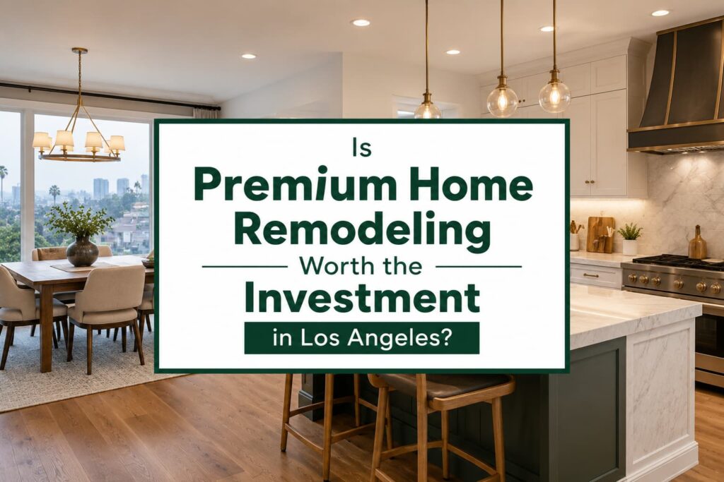 Is Premium Home Remodeling Worth the Investment in Los Angeles?
