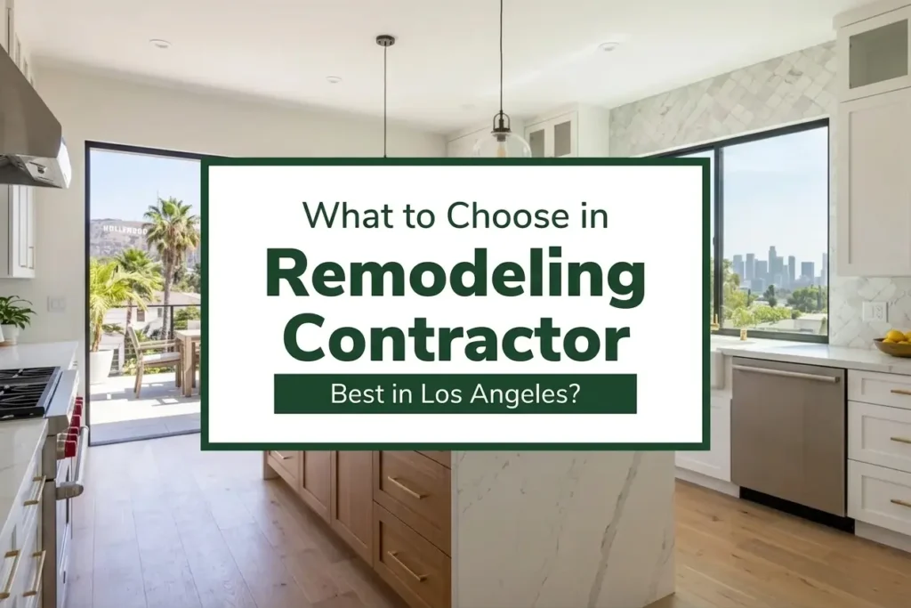 How to Choose the Best Remodeling Contractor in Los Angeles