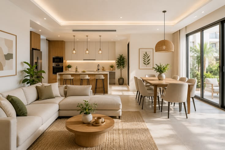 Open-Concept Living Space