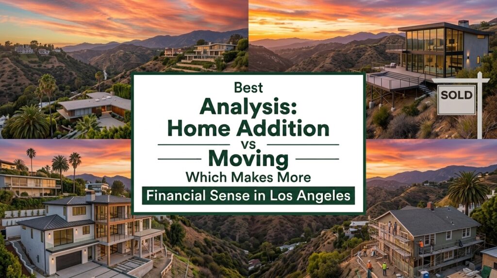 Home Addition vs Moving: Which Makes More Financial Sense in Los Angeles?